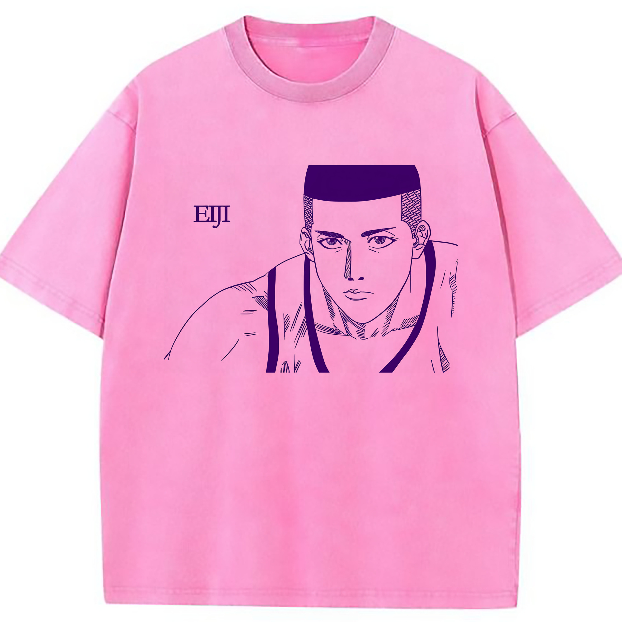（画像用） SLAM DUNK／スラムダンク 綿100% ヴィンテージ風 半袖Tシャツ（フロントプリント）